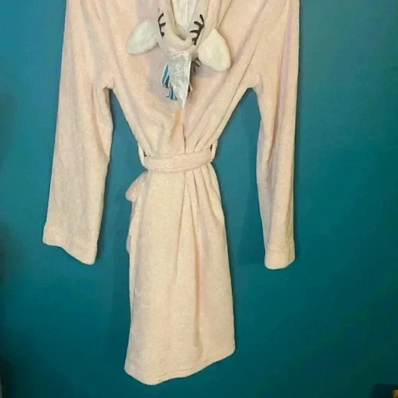 Cat & Jack Unicorn Pink Robe - Picture 7 of 9